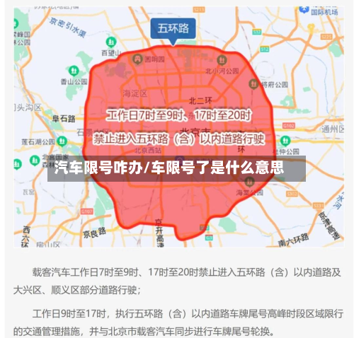 汽车限号咋办/车限号了是什么意思