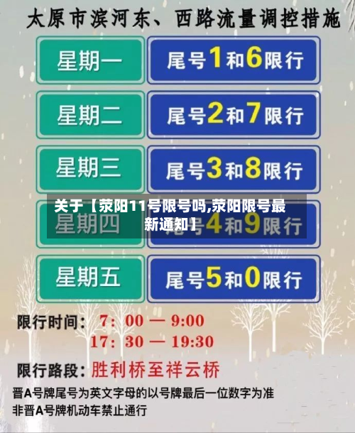 关于【荥阳11号限号吗,荥阳限号最新通知】