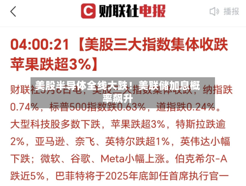 美股半导体全线大跌！美联储加息概率飙升