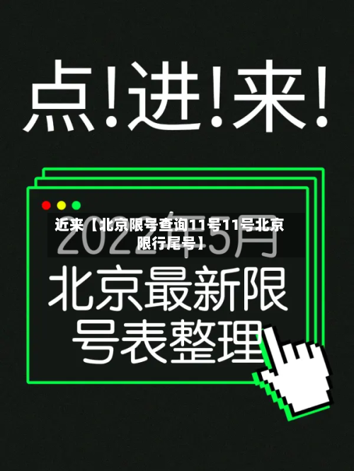 近来【北京限号查询11号11号北京限行尾号】