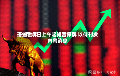 茂业世界
于9月17日上午起短暂停牌 以待刊发内幕消息-第1张图片