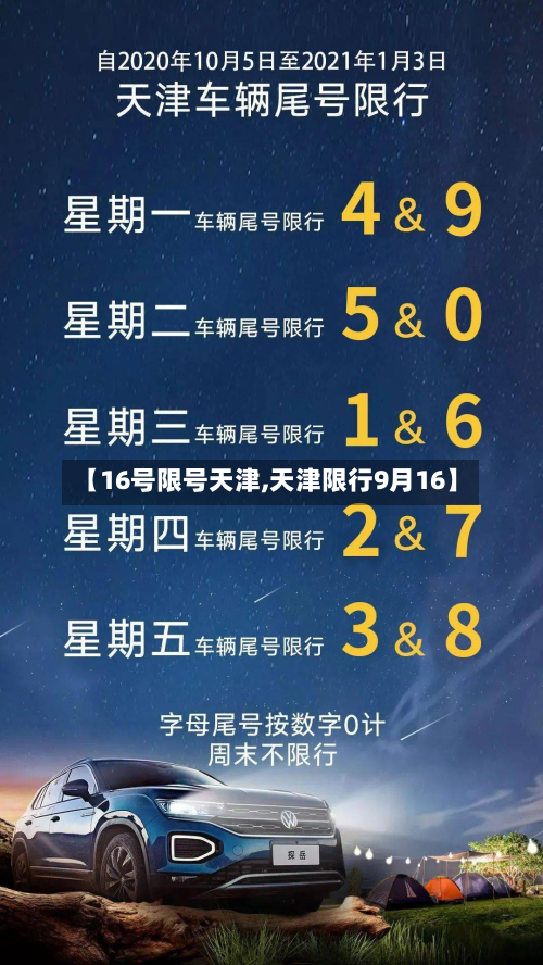 【16号限号天津,天津限行9月16】