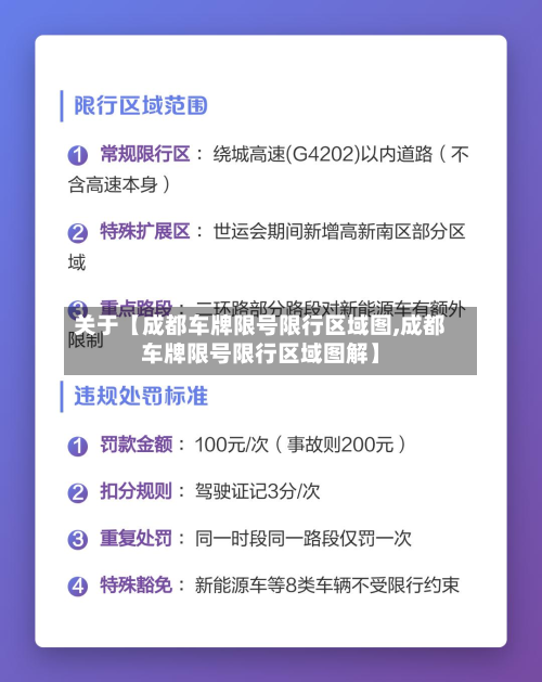 关于【成都车牌限号限行区域图,成都车牌限号限行区域图解】
