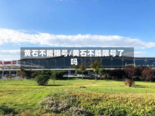 黄石不能限号/黄石不能限号了吗-第2张图片