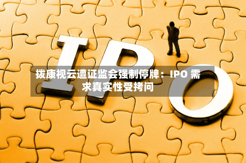 拨康视云遭证监会强制停牌:IPO 需求真实性受拷问-第3张图片