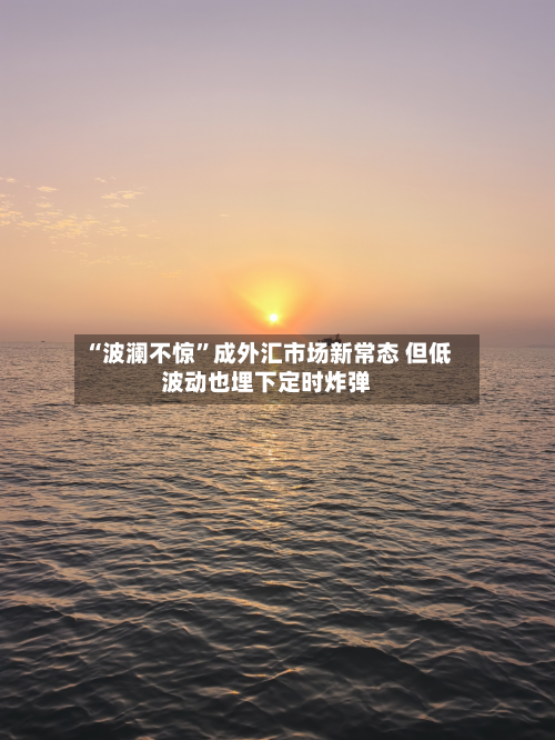 “波澜不惊”成外汇市场新常态 但低波动也埋下定时炸弹-第3张图片