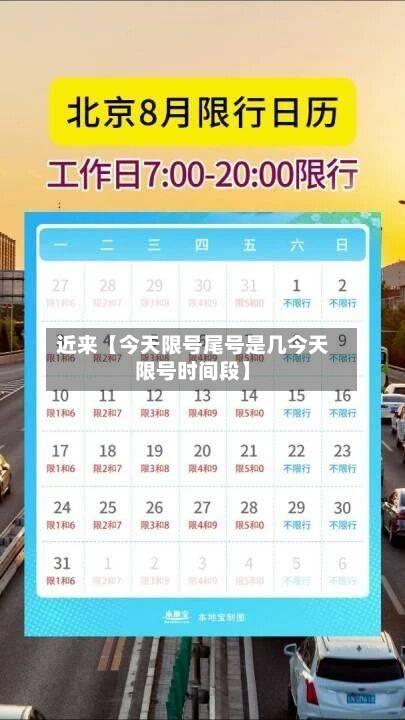 近来【今天限号尾号是几今天限号时间段】