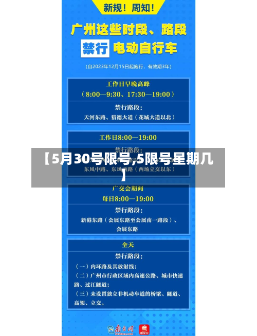 【5月30号限号,5限号星期几】-第3张图片