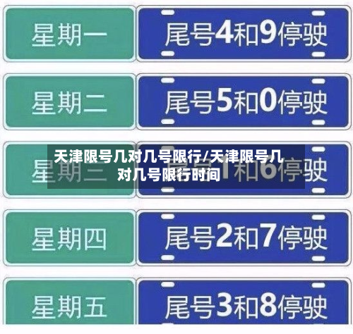 天津限号几对几号限行/天津限号几对几号限行时间