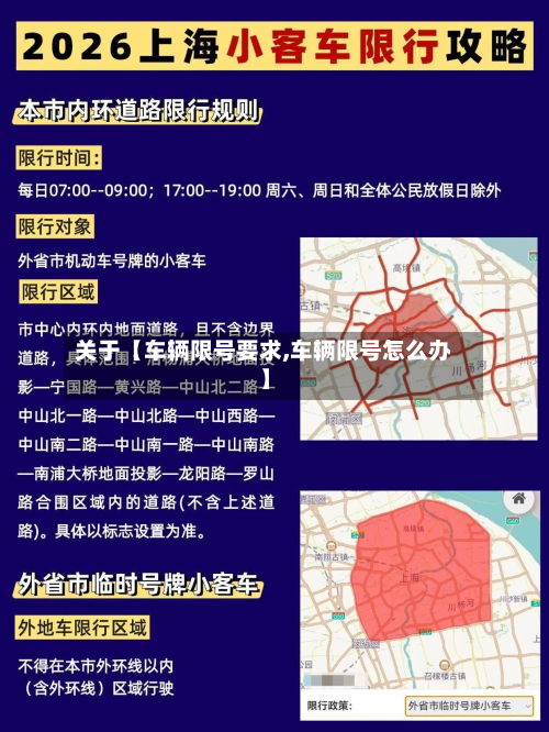 关于【车辆限号要求,车辆限号怎么办】