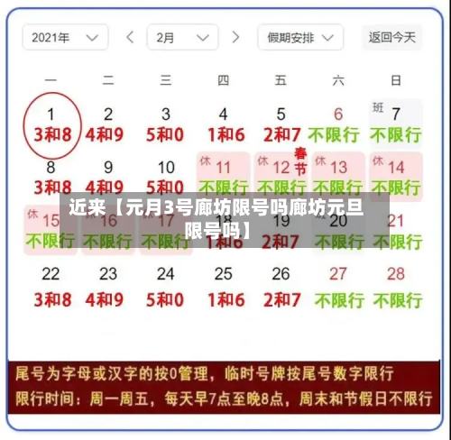近来【元月3号廊坊限号吗廊坊元旦限号吗】-第2张图片