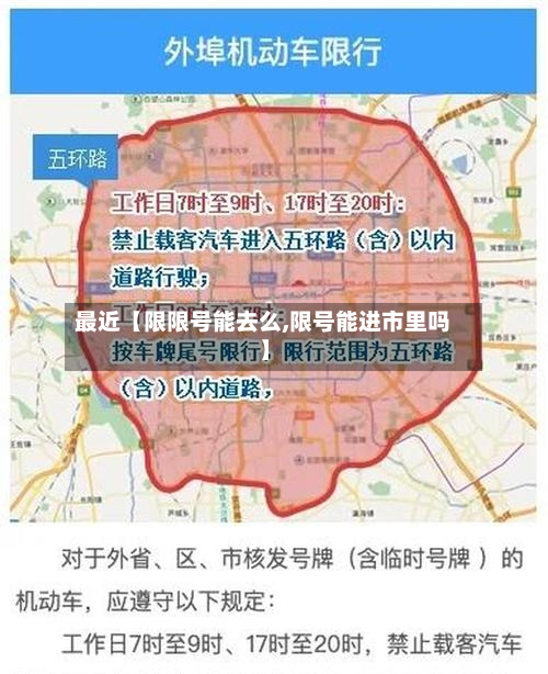 最近【限限号能去么,限号能进市里吗】