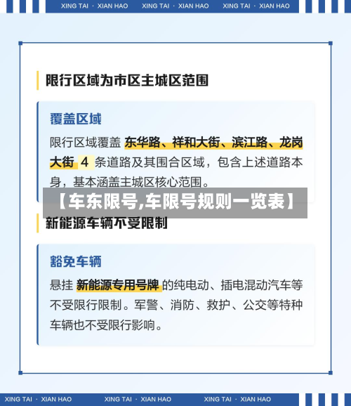 【车东限号,车限号规则一览表】-第3张图片