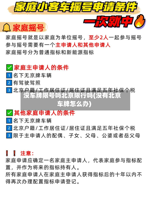 没车牌限号吗北京限行吗(没有北京车牌怎么办)-第3张图片