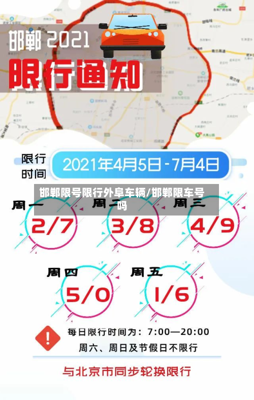 邯郸限号限行外阜车辆/邯郸限车号吗