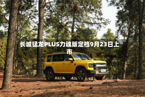 长城猛龙PLUS力魂版定档9月23日上市-第3张图片