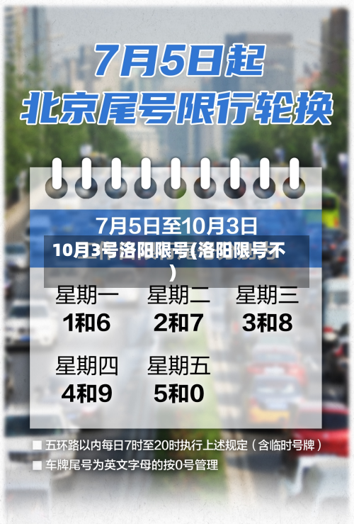 10月3号洛阳限号(洛阳限号不)