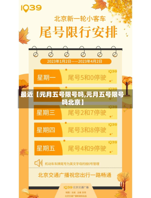 最近【元月五号限号吗,元月五号限号吗北京】