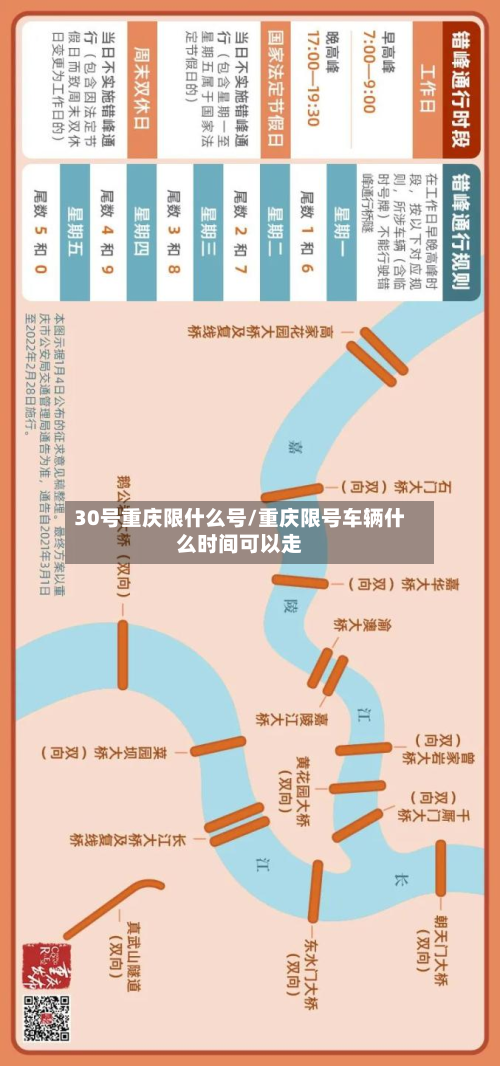 30号重庆限什么号/重庆限号车辆什么时间可以走-第3张图片