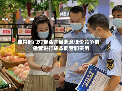 监管部门对带头开展恶意低价竞争的企业进行成本调查和费用检查-第2张图片