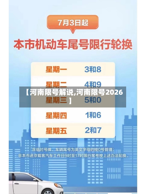 【河南限号解说,河南限号2026】-第3张图片