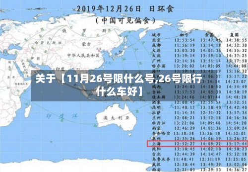 关于【11月26号限什么号,26号限行什么车好】