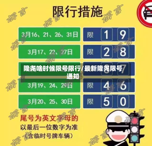隆尧啥时候限号限行/最新隆尧限号通知-第2张图片