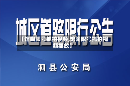 【馆陶限号抓拍视频,馆陶限号抓拍视频播放】