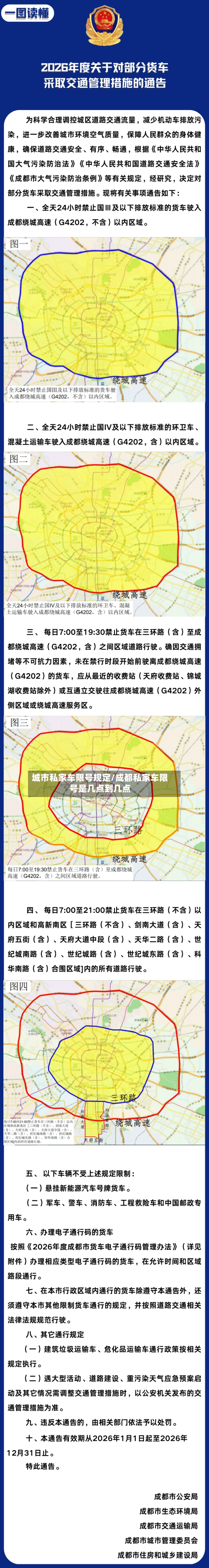 城市私家车限号规定/成都私家车限号是几点到几点