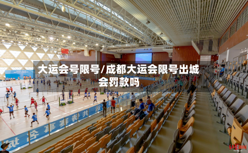 大运会号限号/成都大运会限号出城会罚款吗-第3张图片