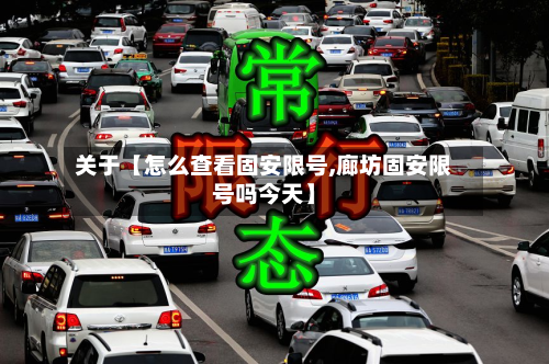 关于【怎么查看固安限号,廊坊固安限号吗今天】