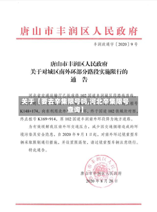 关于【要去辛集限号吗,河北辛集限号查询】-第3张图片
